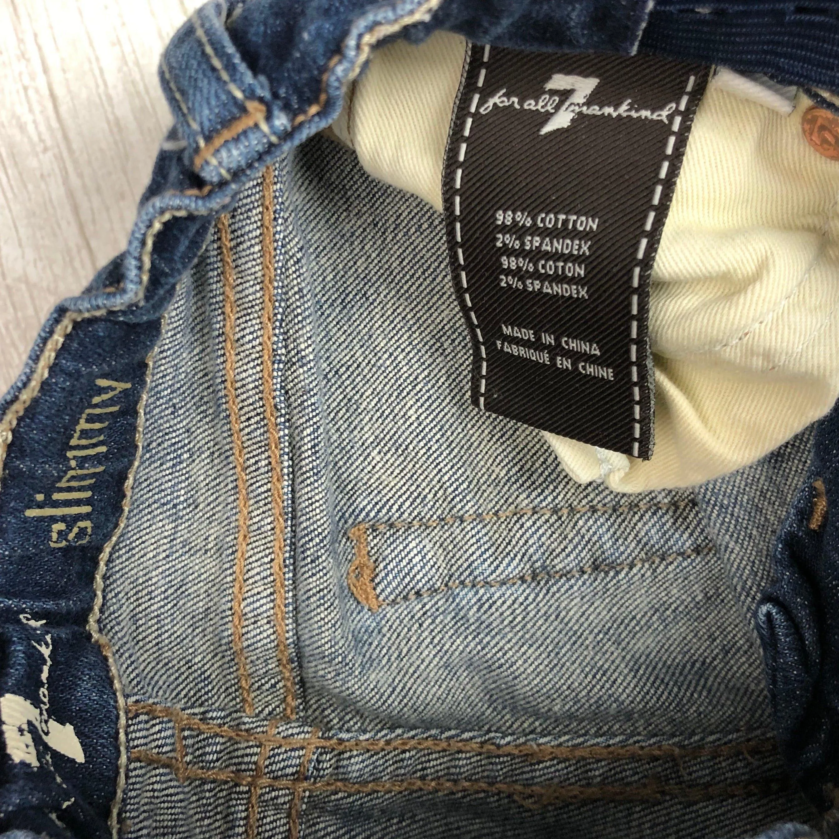 7 for all Mankind Kids 'Slimmy' Skinny Jeans Size- 2T