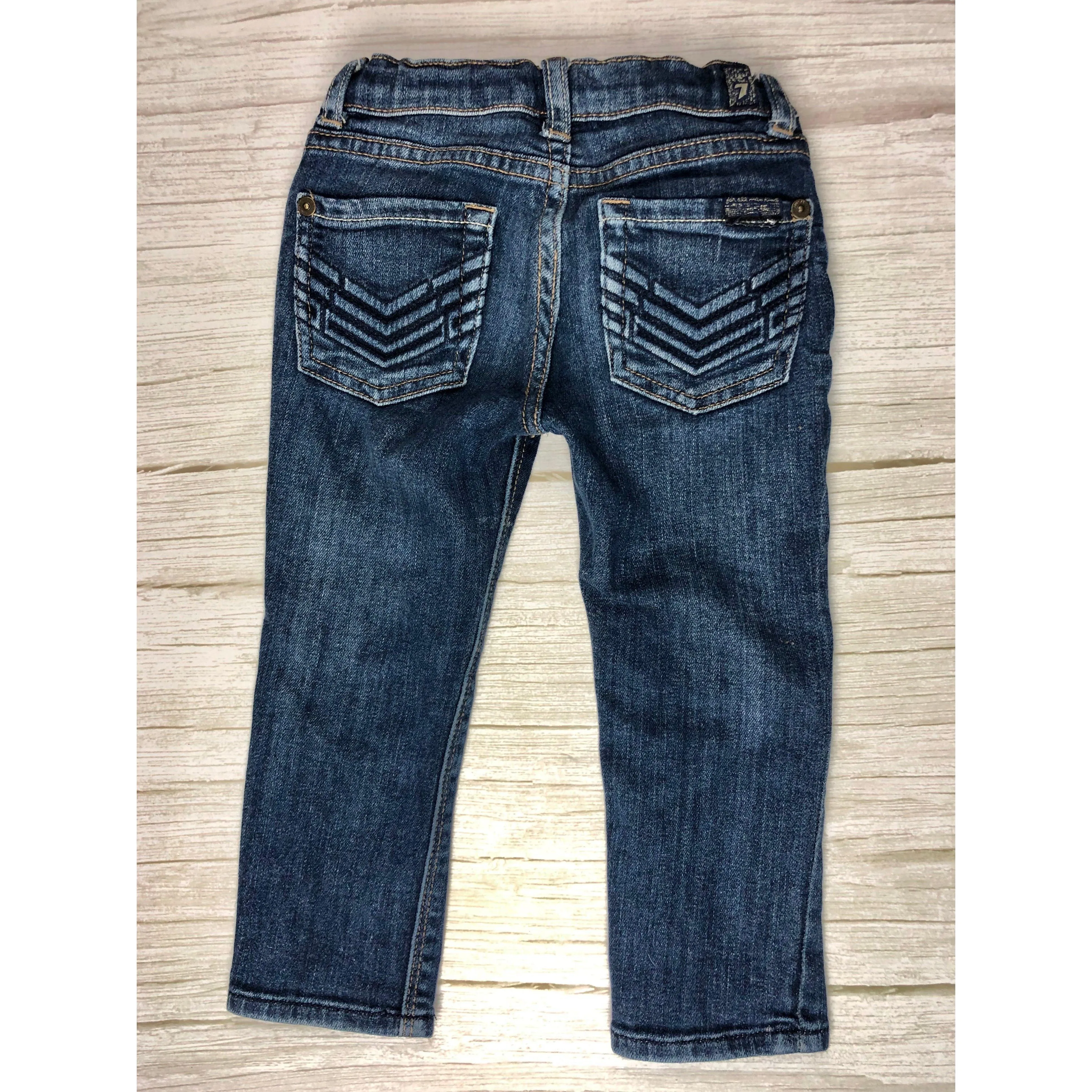 7 for all Mankind Kids 'Slimmy' Skinny Jeans Size- 2T
