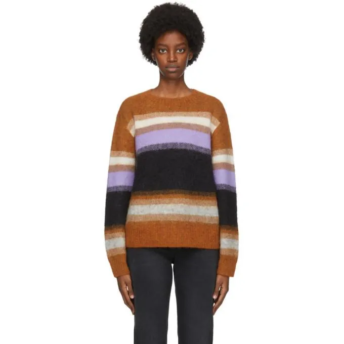 Acne Studios Multicolor Wool and Alpaca Striped Sweater