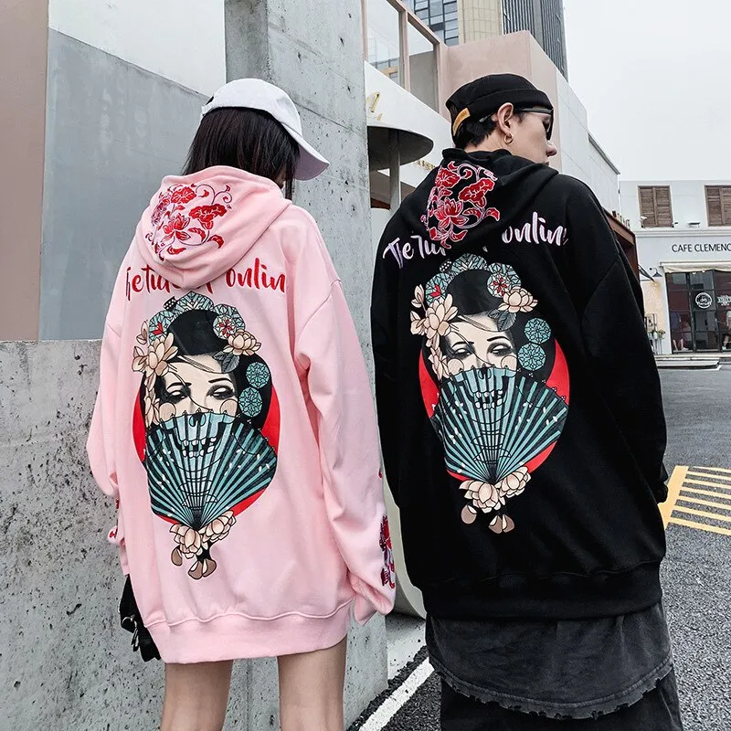 Anime Couple Hoodie Death Love