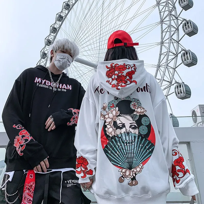 Anime Couple Hoodie Death Love