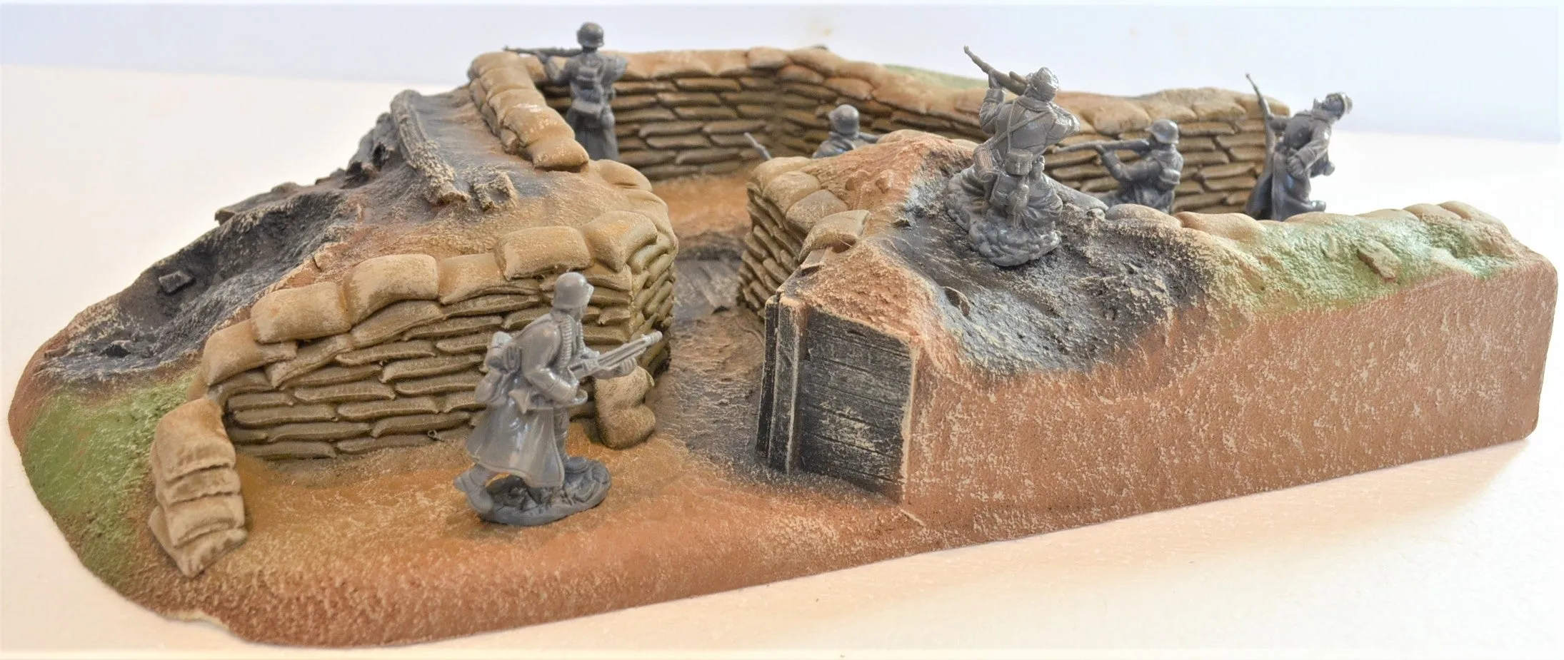 Atherton Scenics Painted WWII WWI Trench Right Side