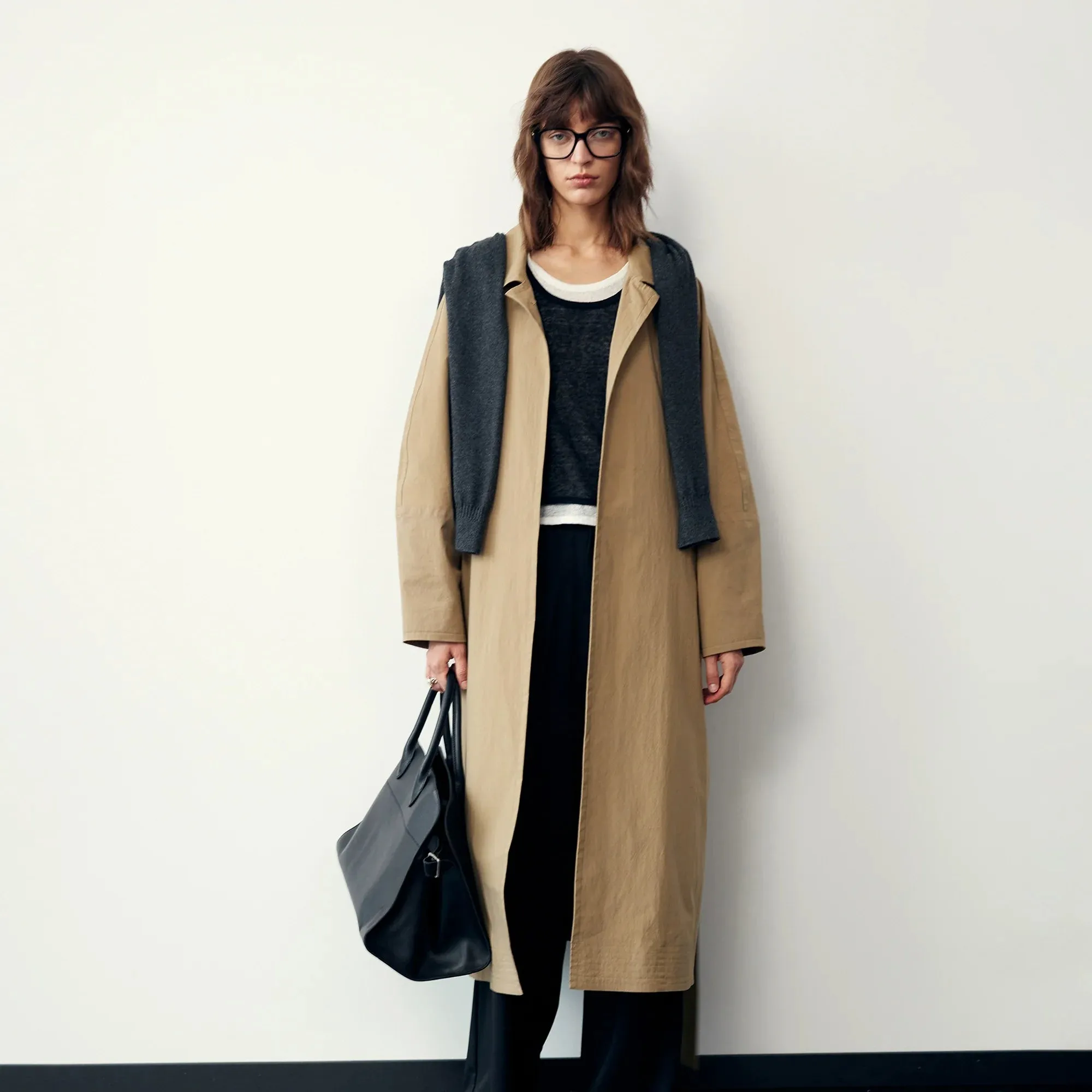 Beige Trench Coat