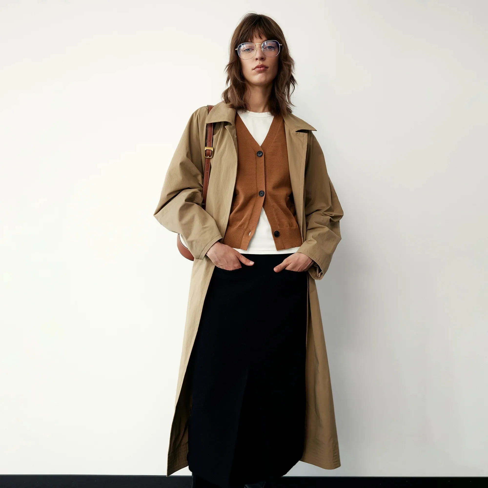 Beige Trench Coat
