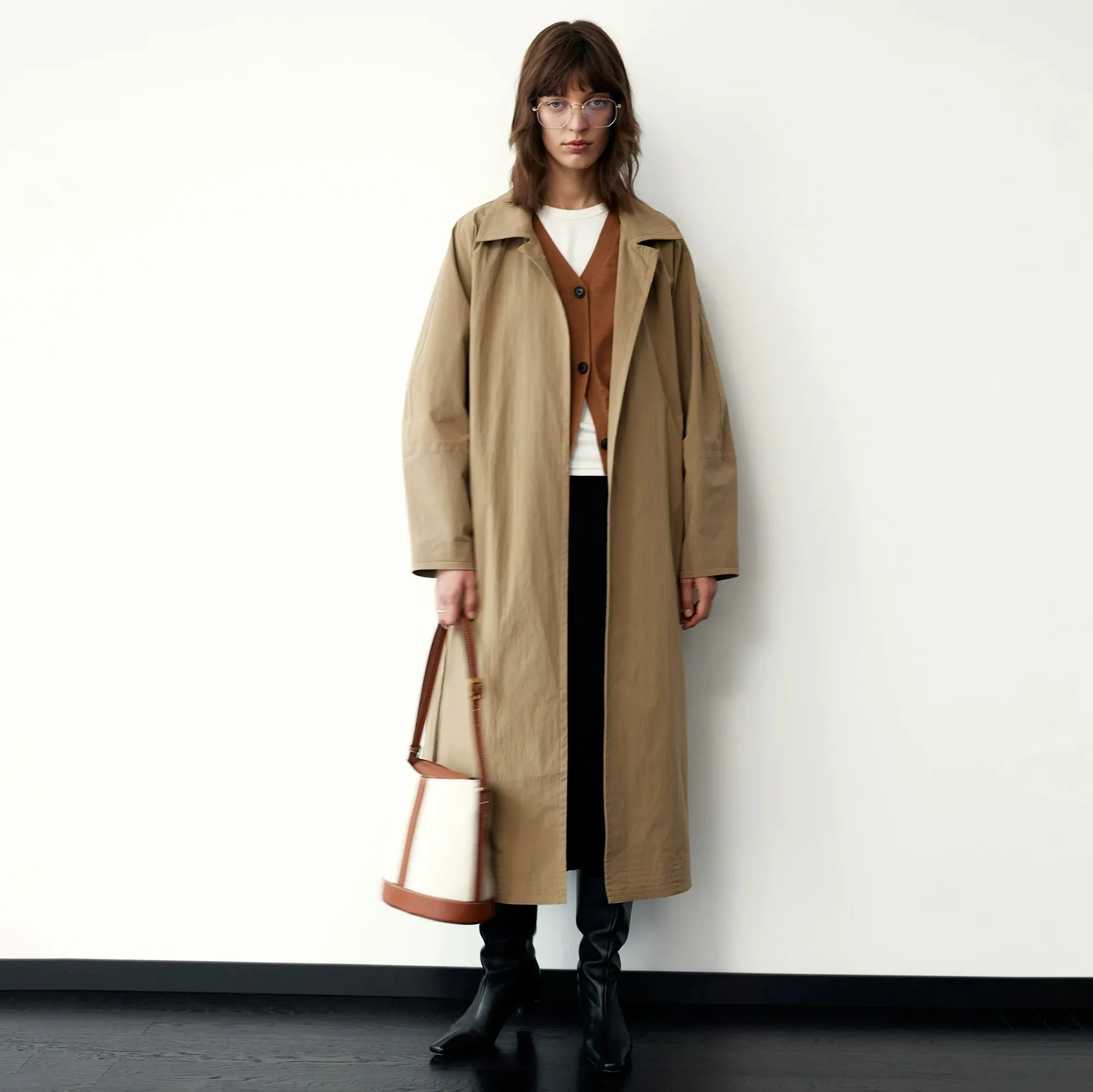 Beige Trench Coat