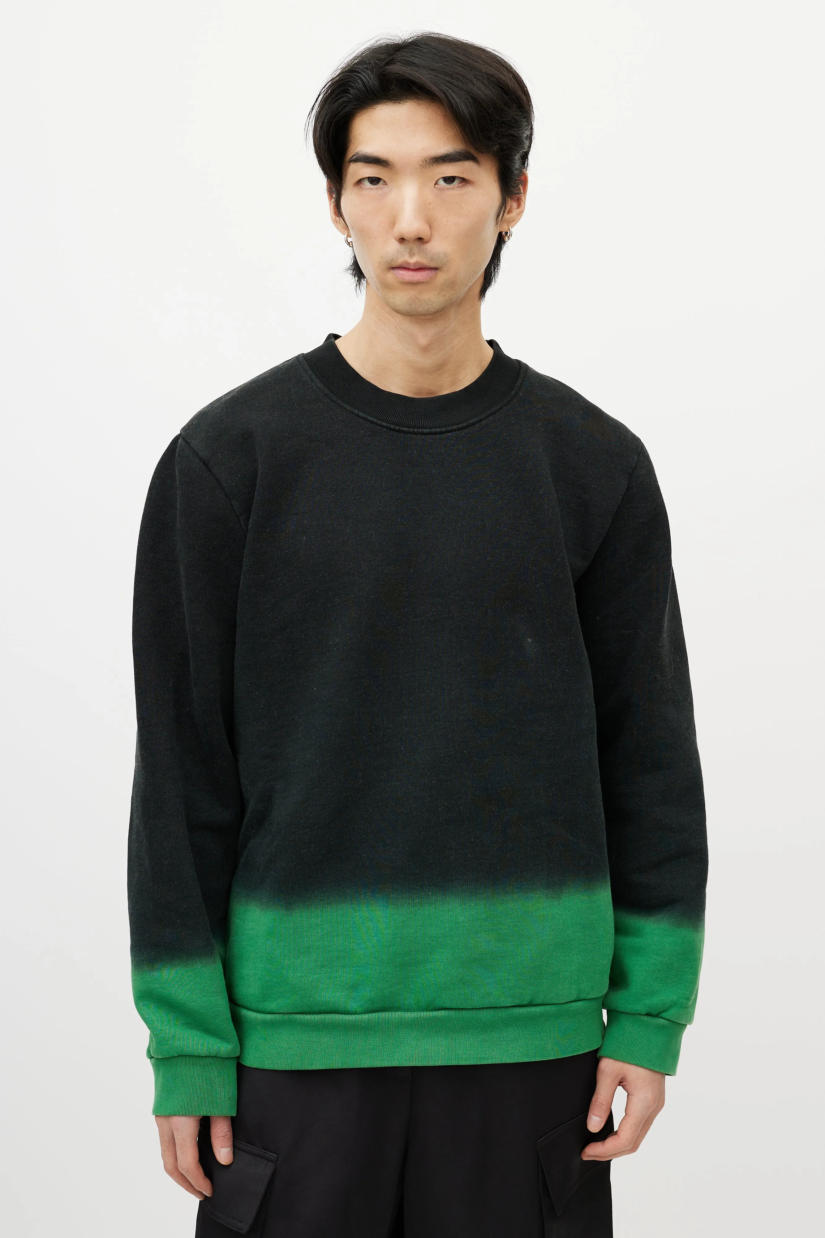 Black & Green Gradient Sweatshirt