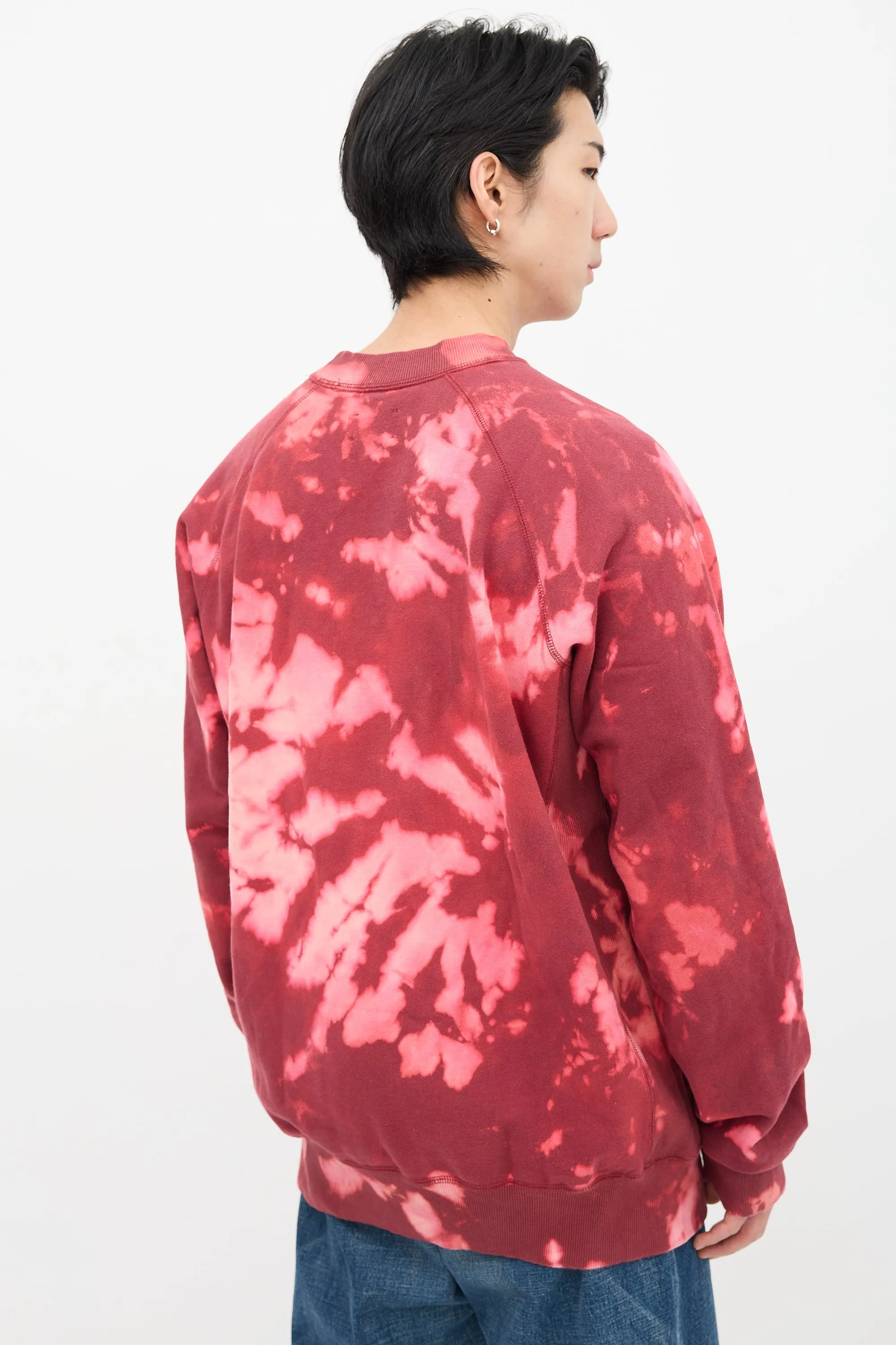 Bleached Embroidered Crewneck