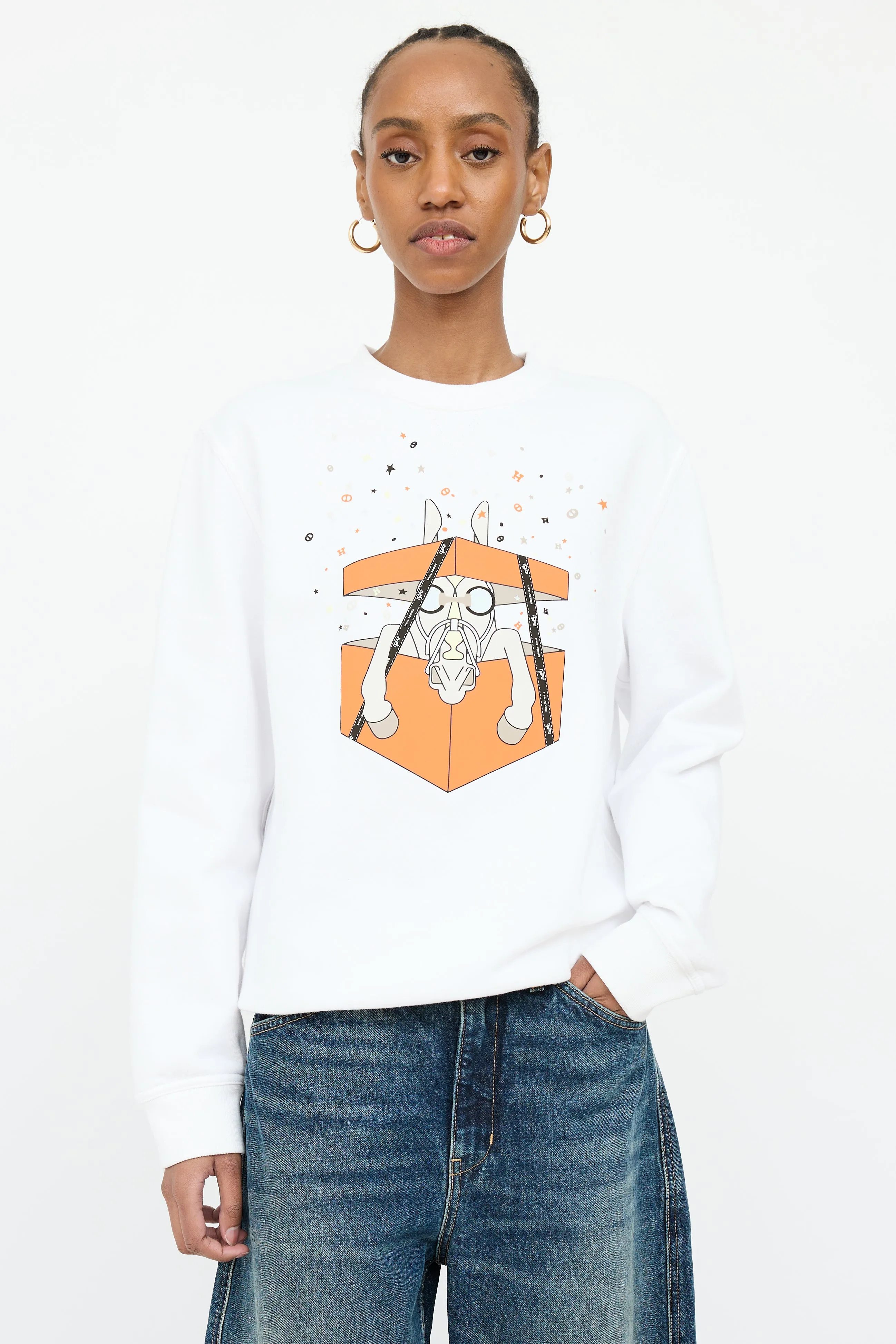 Boite Surprise Graphic Sweatshirt