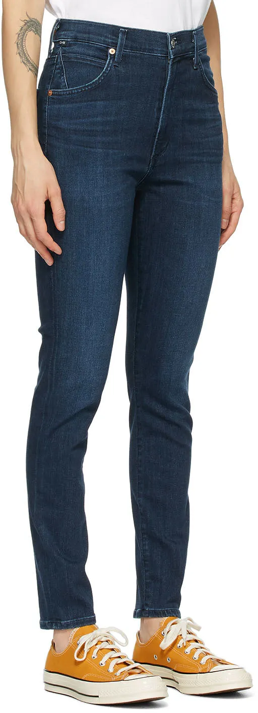 Citizens of Humanity Indigo Chrissy Skinny Jeans