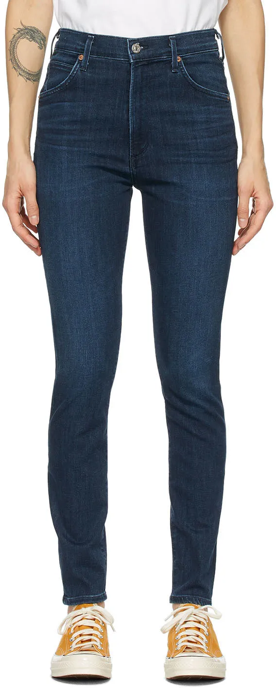 Citizens of Humanity Indigo Chrissy Skinny Jeans