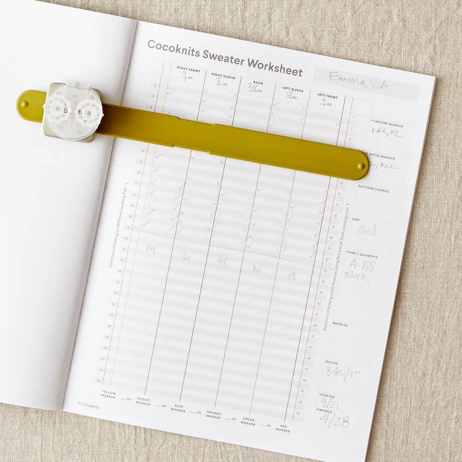 Cocoknits - Sweater Worksheet Journal