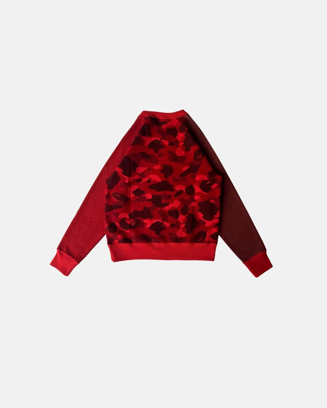 Color Camo College Crewneck Red