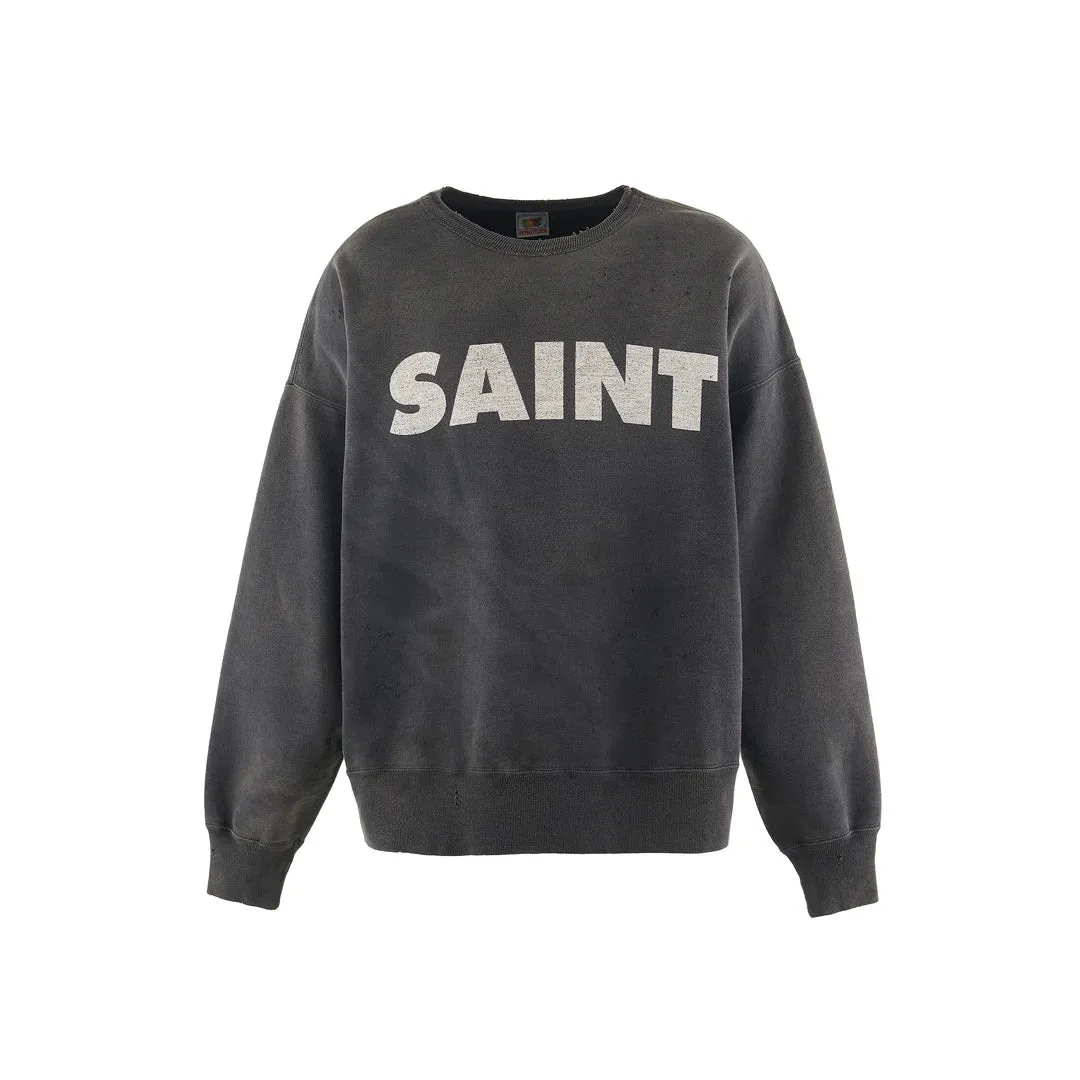 Crewneck Sweatshirt Saint Black