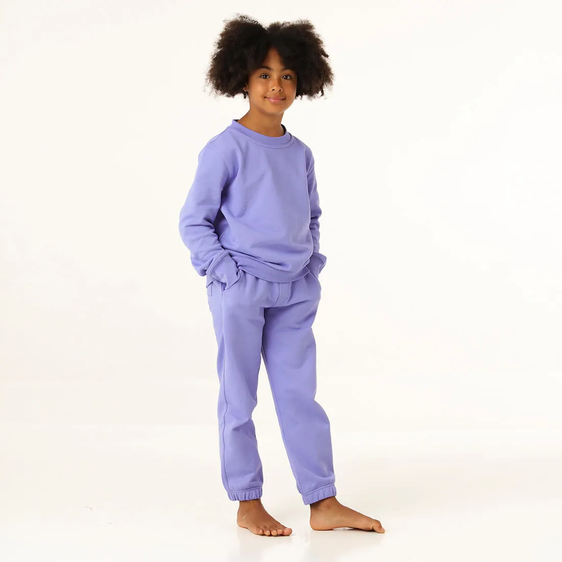 Crewneck violet kids