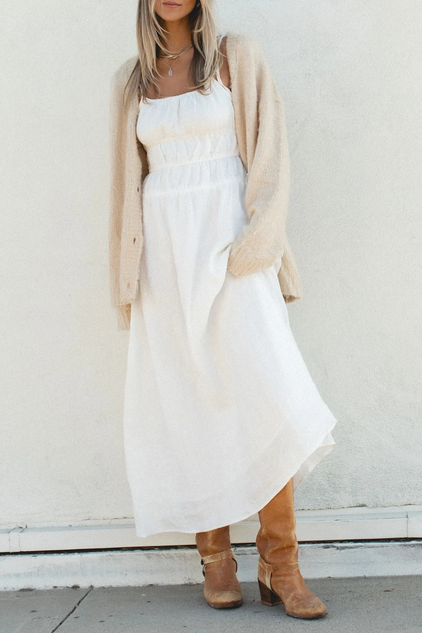 Harvest Linen Maxi Dress