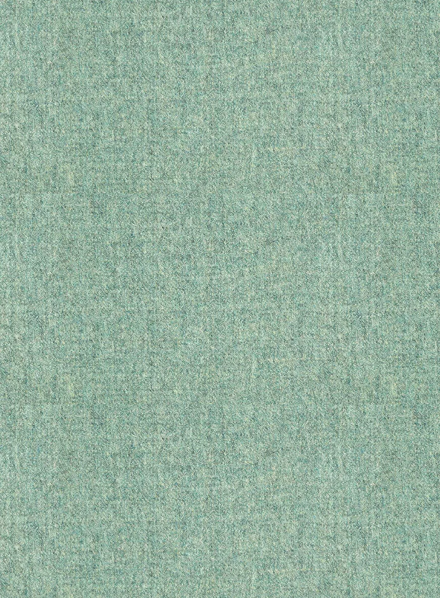Italian Squito Bettle Green Wool Pants