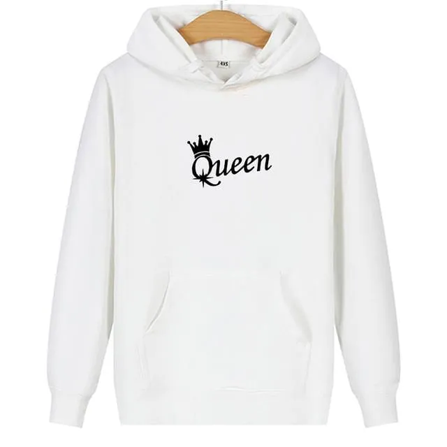 King and queen couple hoodies