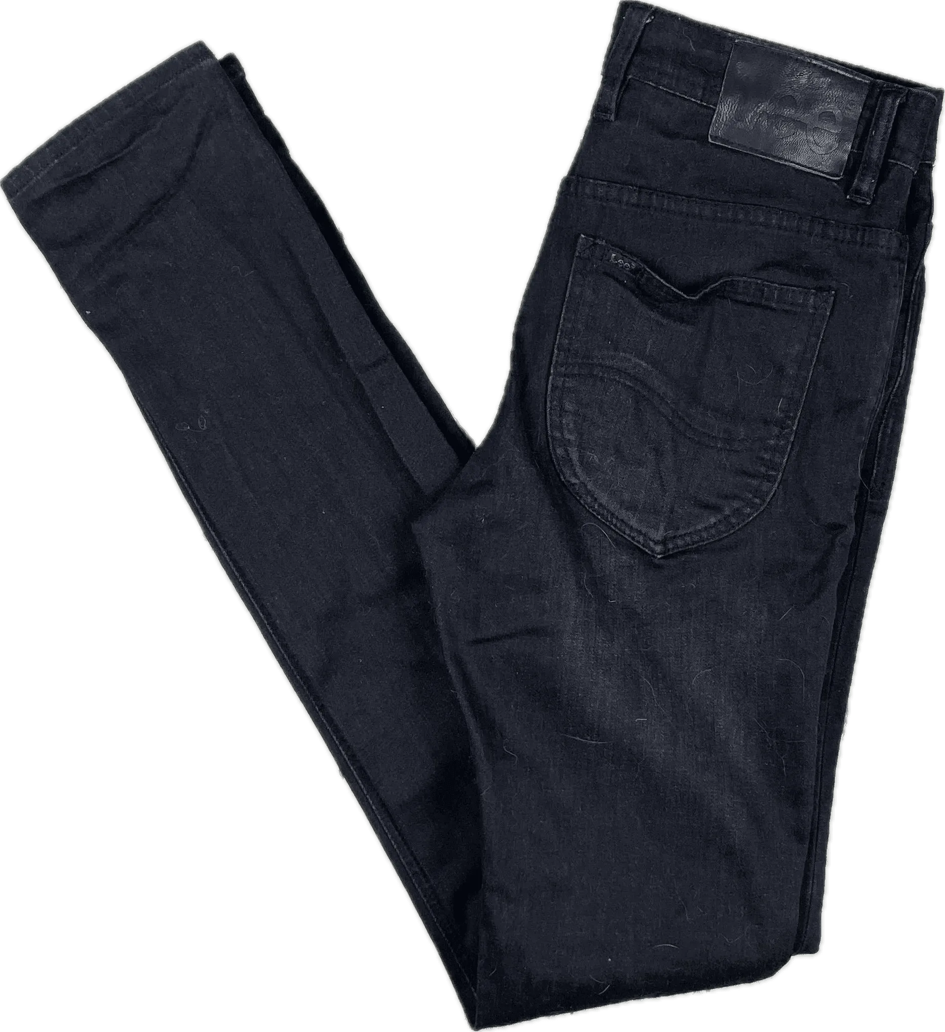 Lee Mens Black 'LO Skinny'  Stretch Jeans - Size 30