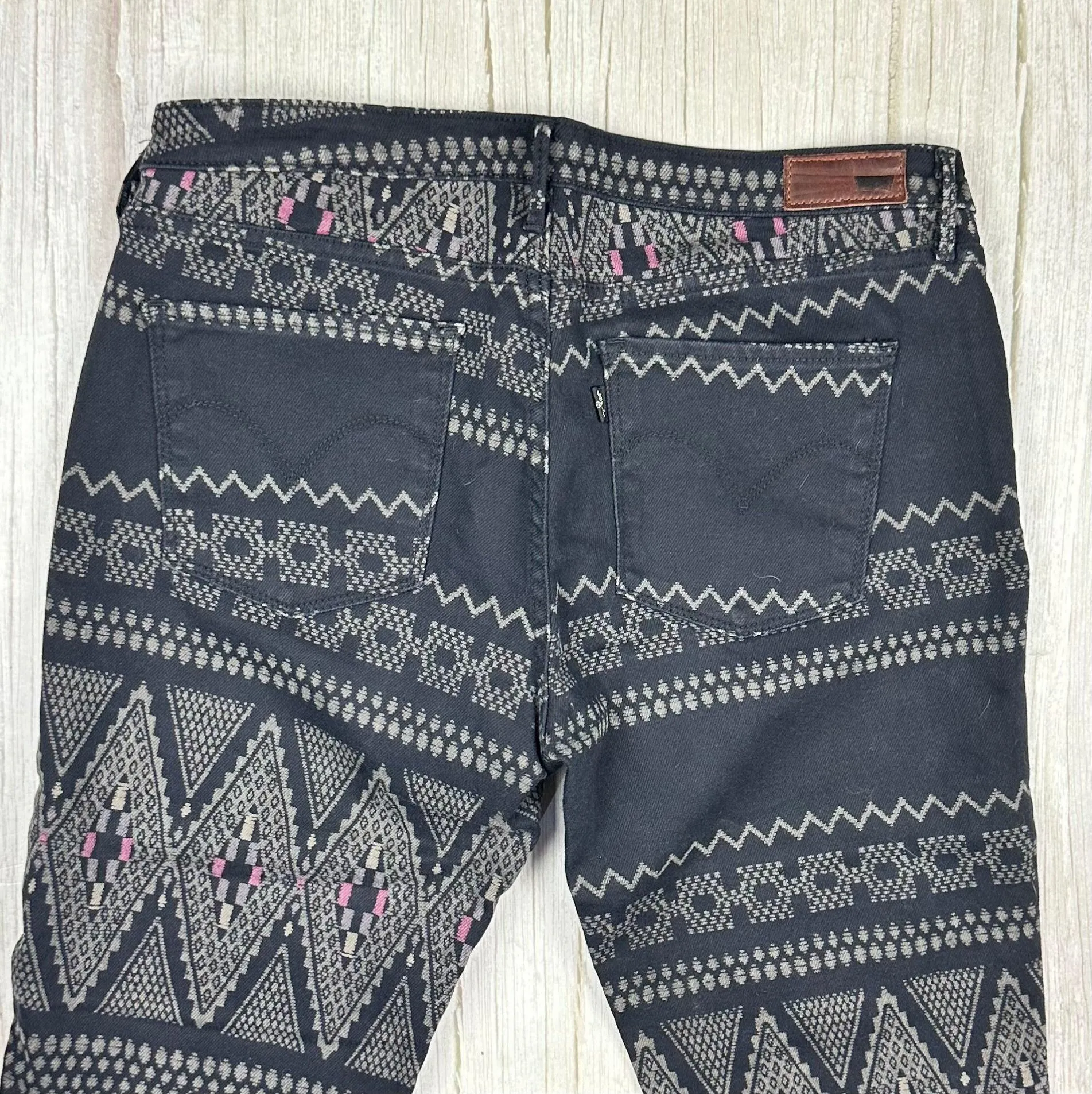 Levis 'Legging' Skinny Aztec Print jeans -Size 30