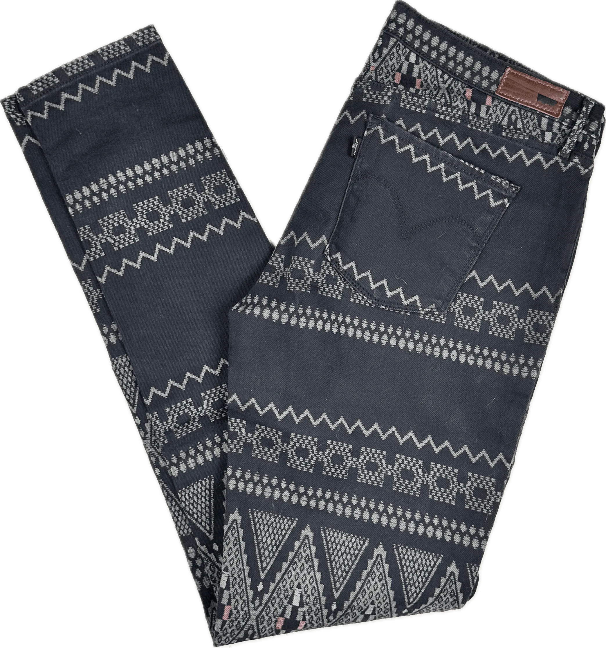 Levis 'Legging' Skinny Aztec Print jeans -Size 30