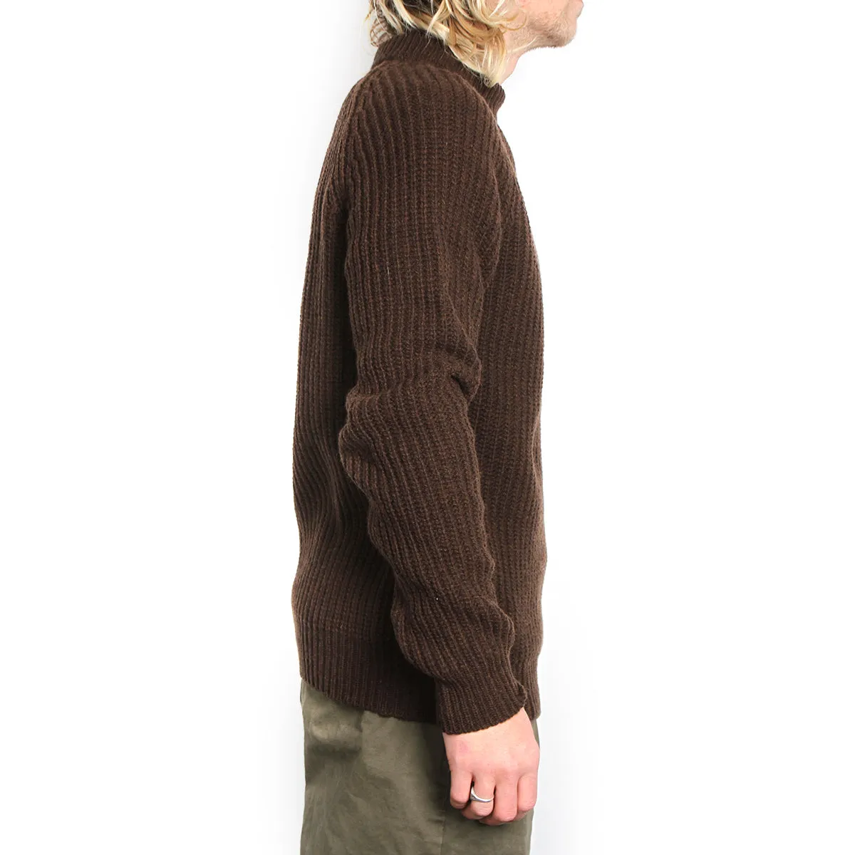 Mirrored Flag Logo Knitted Pullover