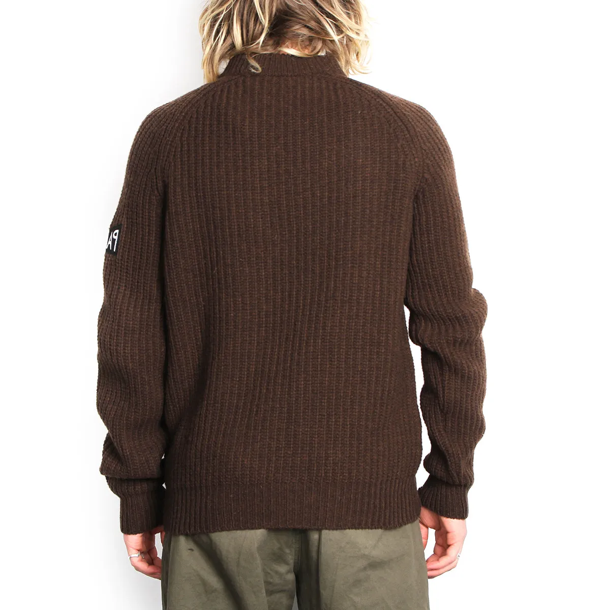 Mirrored Flag Logo Knitted Pullover