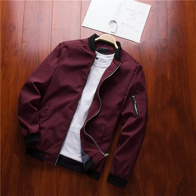 Mountainskin 2019 Mens Jackets Spring Autumn Casual Coats Bomber Jacket Slim Fashion Male Outwear Mens Brand Clothing 6XL SA585