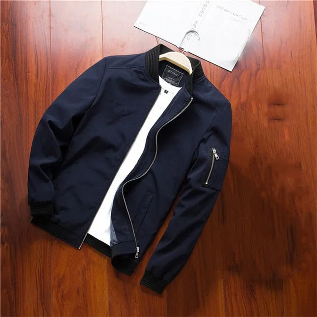 Mountainskin 2019 Mens Jackets Spring Autumn Casual Coats Bomber Jacket Slim Fashion Male Outwear Mens Brand Clothing 6XL SA585