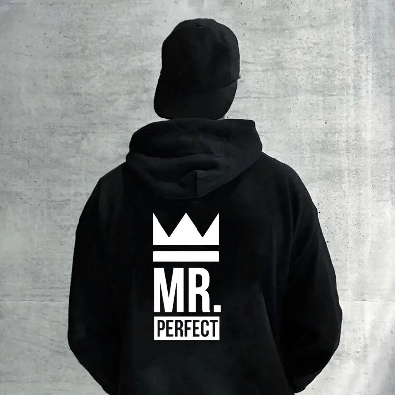 Mr and mrs perfect hoodies