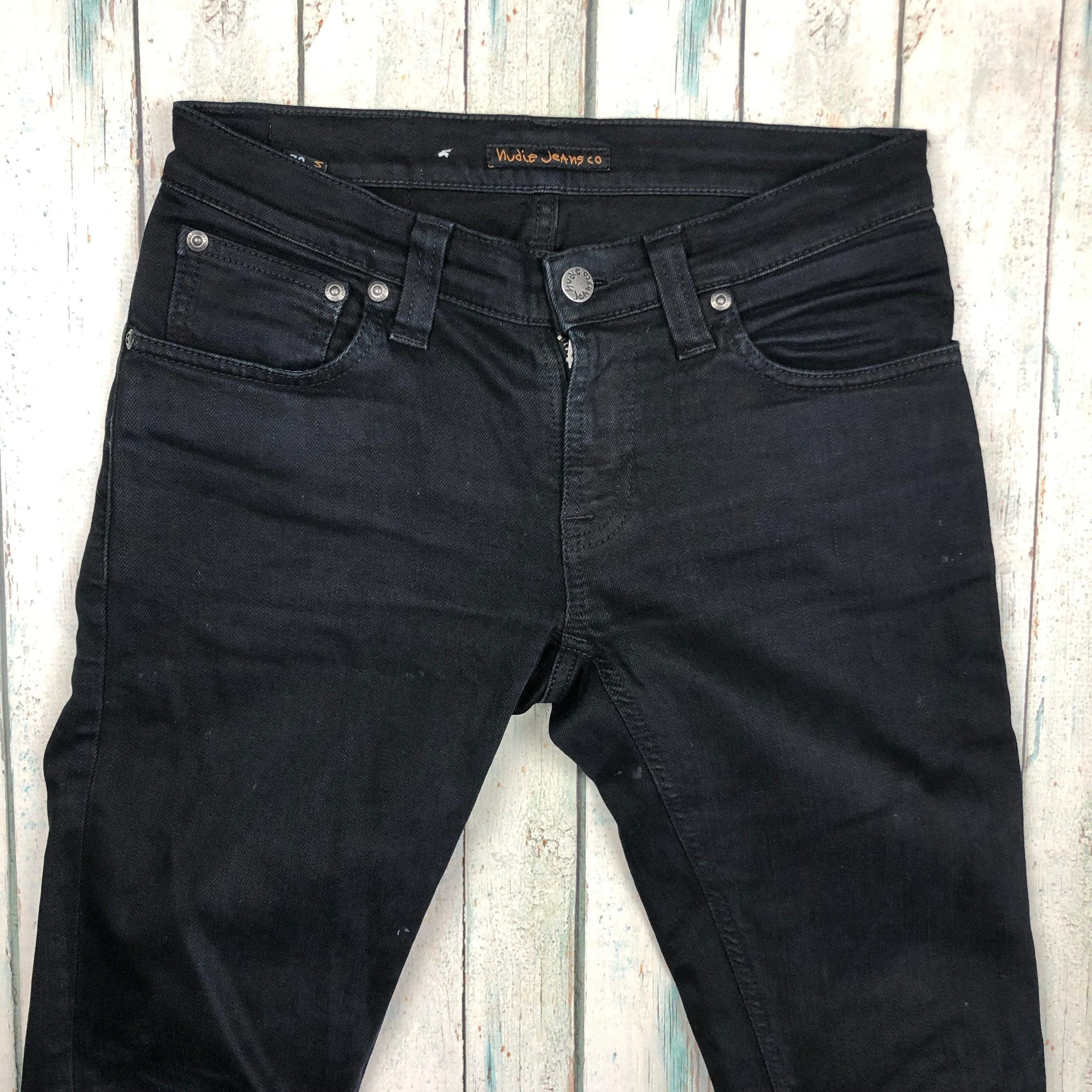 Nudie Jeans Co. 'Tight Long John'  Black Jeans- Size 25/32