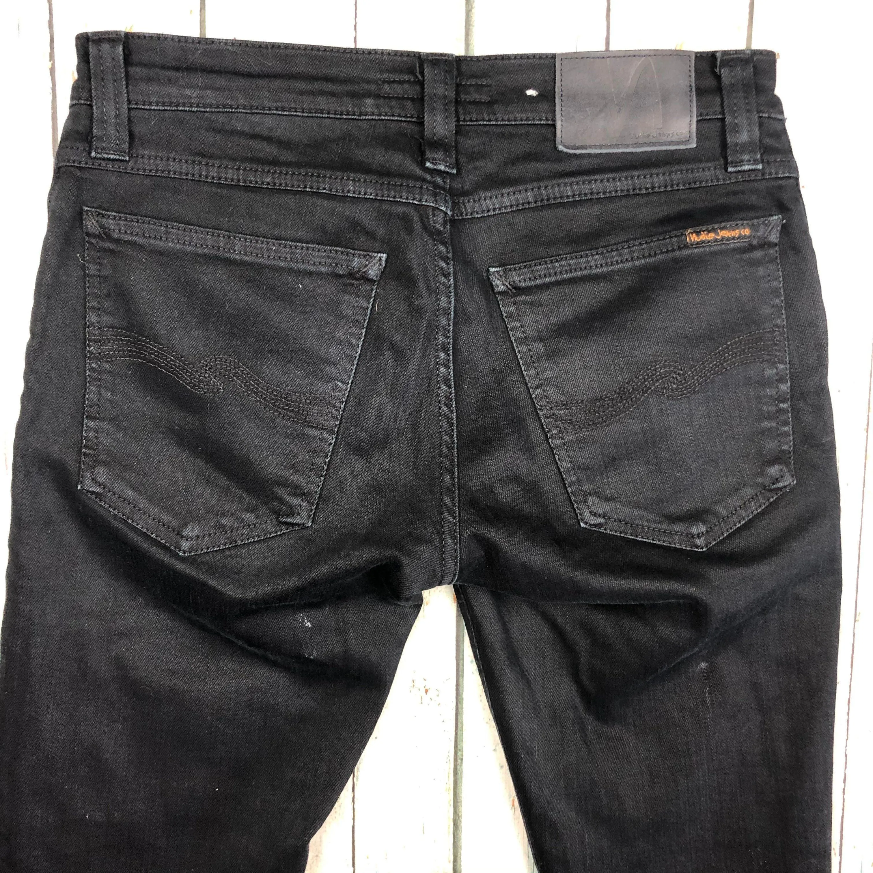 Nudie Jeans Co. 'Tight Long John'  Black Jeans- Size 25/32