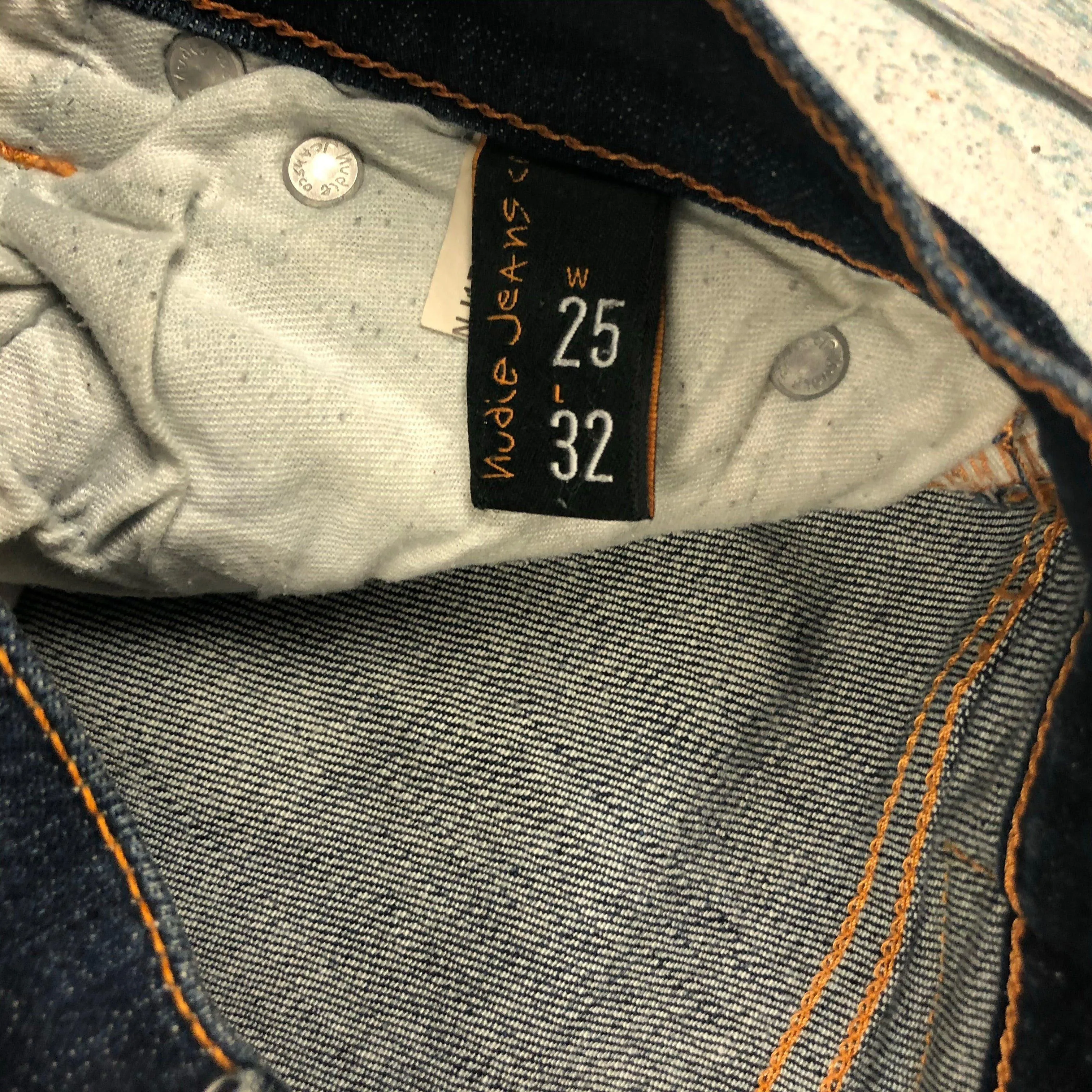 Nudie Jeans Co 'Tight Long John' Dry Comfort Wash Jeans - Size 25/32