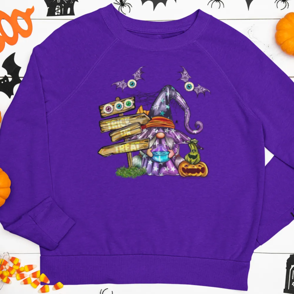 Trick or Treat Gnome sweatshirt / Hoodie, Fall Sweatshirt