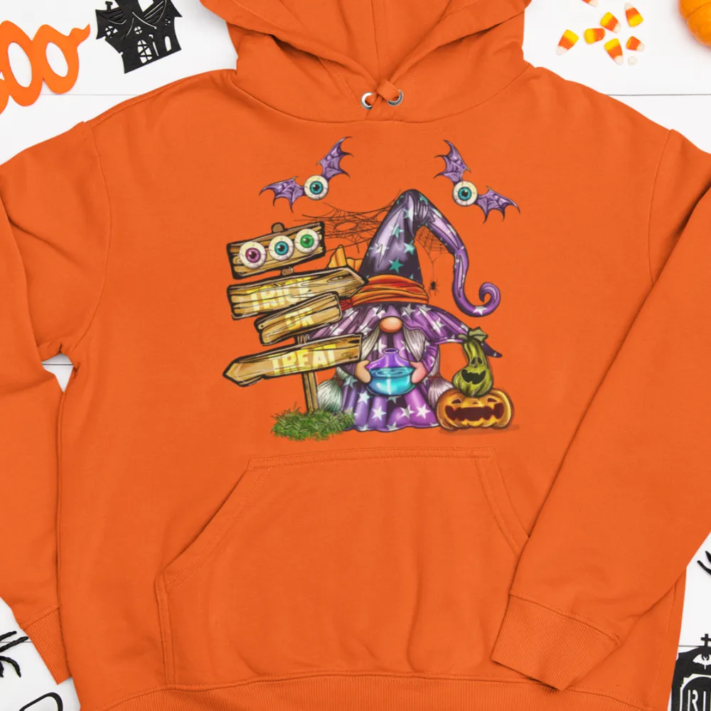 Trick or Treat Gnome sweatshirt / Hoodie, Fall Sweatshirt