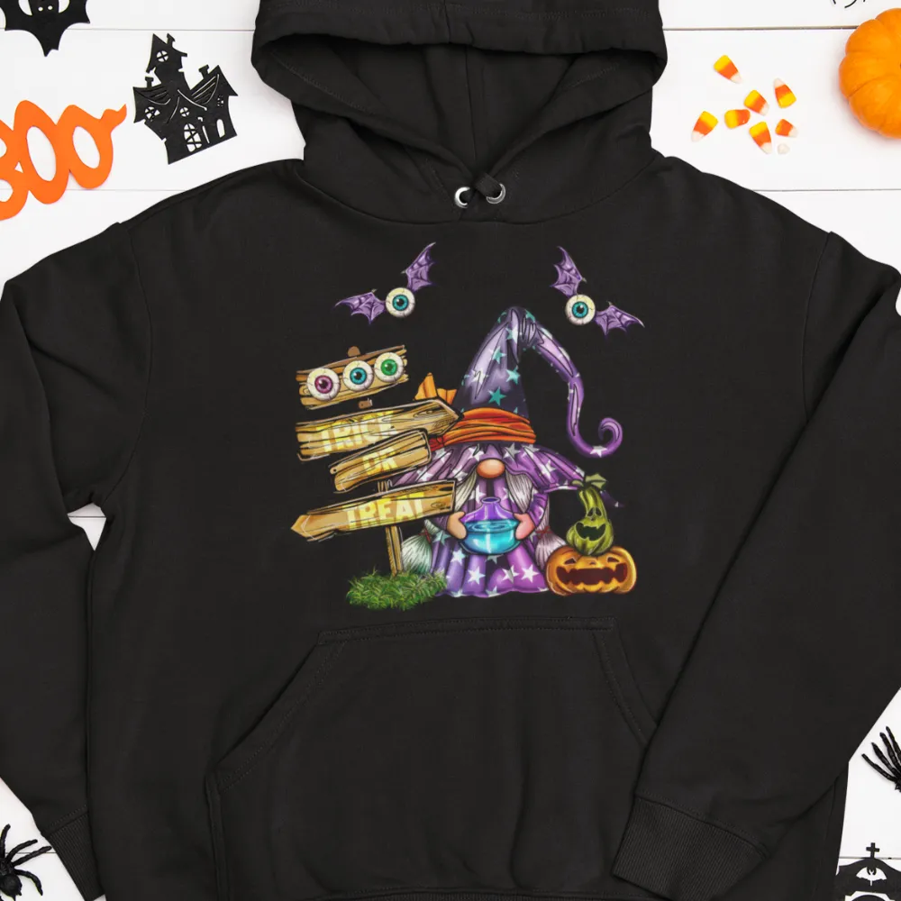 Trick or Treat Gnome sweatshirt / Hoodie, Fall Sweatshirt